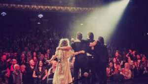 Clare Bowen Instagram - The “Love Ain’t Pretty” Deluxe is finally out and on STREAMING NOW! 🎉 I’m really excited for you to hear “Down the Road” with my beloved friends from the Nashville Reunion Tour: @clarembee @sampalladio and @jonathanjacksonhq. It’s a special one and I hope it hits home for you as much as it does for me. Appreciate all the love and support! Go give it a listen and we’ll see you down the road!