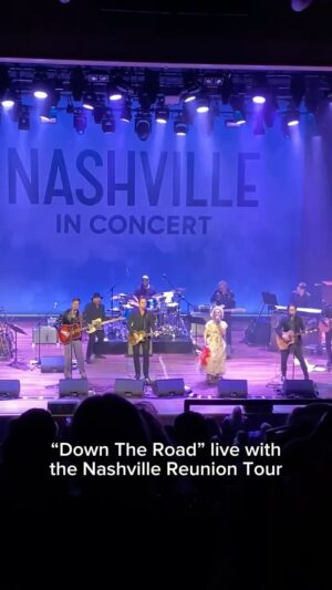 Clare Bowen Instagram - DOWN THE ROAD is the penultimate song on my debut album LOVE AIN’T PRETTY, and it has never sounded better than when performed with my NASHVILLE cast and tourmates @clarembee, @sampalladio, and @jonathanjacksonhq, backed by a band led by the great Colin Linden, at the end of every show on our 2023 Nashville Reunion Tour. That’s why this version, LIVE from London, had to be on the deluxe vinyl, and why it will hold the honor of being the last of all the tracks to be released as a single on Friday, March 14th.  This for anyone going through hard times. “Don’t give up, don’t let go.”Turn it up (loud!), and we’ll see you DOWN THE ROAD!