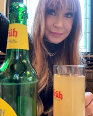 Cynthia Rothrock Instagram - Good morning from Germany... Cologne beer...got a radler with lemon.. see you today at the show ❤️