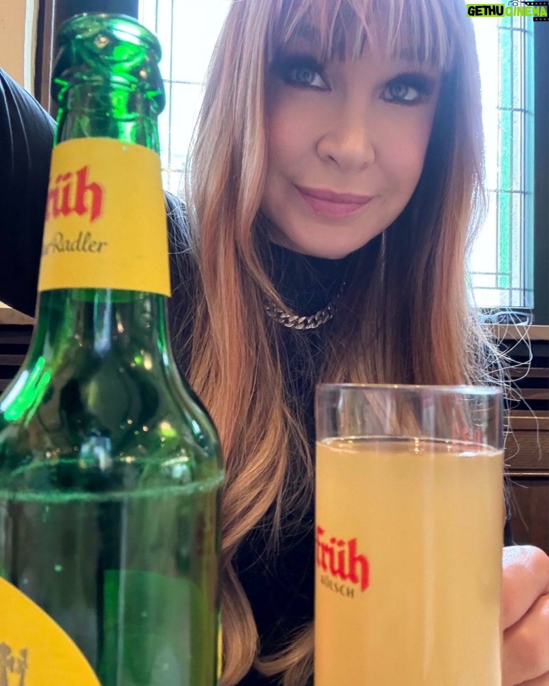 Cynthia Rothrock - 2.4K Likes - Good morning from Germany... Cologne beer...got a radler with lemon.. see you today at the show ❤️