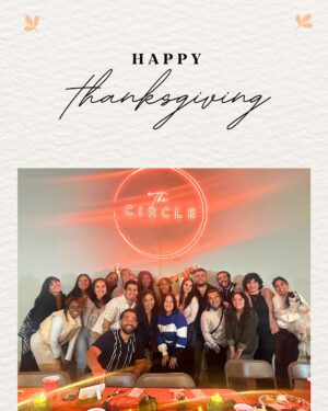 Dana Alexa Instagram - Wishing everyone a very Happy Thanksgiving 🍁 

We are so deeply grateful for our family, immediate and extended and for all of the love, blessings and magic that we experience on a daily basis. Thank you to everyone that brings their beautiful, vibrant energy to The Circle and brings the space to life. We loved celebrating Friendsgiving with some of you yesterday, it was oh so special 💫 Have a blessed holidaywith your loved ones and we will see you for classes on SATURDAY!

-Dana, Jay, Everest & Charli