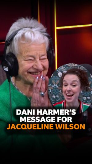 Dani Harmer Instagram - Such an adorable moment 🥹

Literary legend Jacqueline Wilson gets a surprise message from Tracy Beaker (@missdanijharmer) 🧡

#WorldBookDay