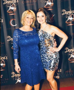 Danica McKellar Instagram - My 50th birthday party!! I am still just pinching myself from this weekend- what a sparkly, fun, love-filled night!! ✨️💕 Friends and family wore sequins (they understood the assignment- swipe to see what I mean!) and had a blast on the dance floor - I'll post some instastories of that! Some even flew on an airplane (!) to be there, like my dear friends @candacecbure, @jasonhervey, and my sister Crystal & her family! 💕💕
.
.
Swipe to the end to see a sneak peek shot of the choreographed ballroom dance performance I surprised my guests with - how could I resist? 😁 I'll post more that soon! And swipe to the very end to see me blowing out the candles on my cake... with a big "50" on it. How'd that get there?? 😉
.
.
.
Thank you @people & @breannenyc for the exclusive coverage, thank you @conradnashville for the gorgeous venue (I'll post more on that soon!), to all the amazing vendors, and to the incredible, unstoppable @cathycardenaspr for organizing the whole thing!! My heart overflows!! 🥲❤️
.
.
P.S. My husband let me dress him. 😁✨️
.
.
P.P.S. Pics by @josephllanes & @amyschromm !