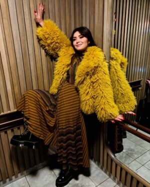 Daniella Pineda Instagram - SXSW. Accountant 2 screens tonight! Thank you @laurenblakeleystyle for this most FUN outfit. 

@coreytuttlehair @annettechaisson_mua
