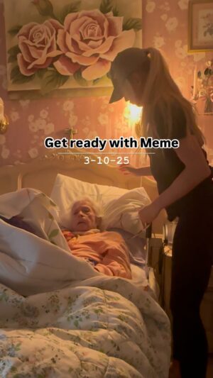 Danielle Moinet Instagram - Meme asked me to do a get ready with me video 🥹 We used to do these a lot & it’s been a while. A little slower now a days but almost 96, such a blessing 🙏🏻 I have so much respect for caretakers & senior living employees. It’s a lot. So much. Truly a field of work that is very much under appreciated & overlooked!
