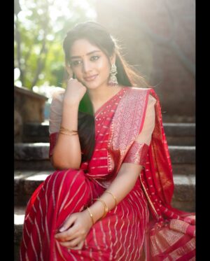 Deepshikha U Instagram - ❤️❤️

In frame :- deepsheikhaofficial_
Shot by @kisan_creations 
Saree @mithran_silks 
Styling @sherstylist 
stiching @kaha_designstudio

.

.

.

#Actress #IndianBeauty #TraditionalLook #SareeLove #ElegantStyle #Graceful #TimelessBeauty #DesiVibes #InstaFashion #Ethereal #BollywoodFashion #SouthIndianActress #RedSaree #GoldenHour #NaturalBeauty #CelebrityStyle #ViralPic #InstaGlam #FashionDiaries #TrendingNow