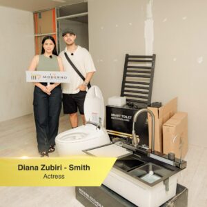 Diana Zubiri Instagram - Another celebrity-approved transformation in the making! ✨ Thank you, Mrs. @dianazubirismith , for trusting Moderno Home Depot with your bathroom upgrade. We can’t wait to see the stunning results! 💛

#ModernoLiving #SmartToiletsPH #ModernoHomeDepot