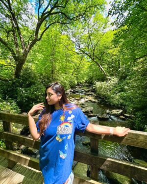 Dimple Harika Instagram - Finding bliss in the wilderness 🌳⛰️🌈