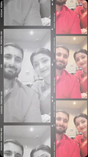 Divyaa Unni Instagram - Wishing us a lifetime of love, happiness, and adventure together.
Happy Anniversary to us ❤️💗@mumbaimak 🥰