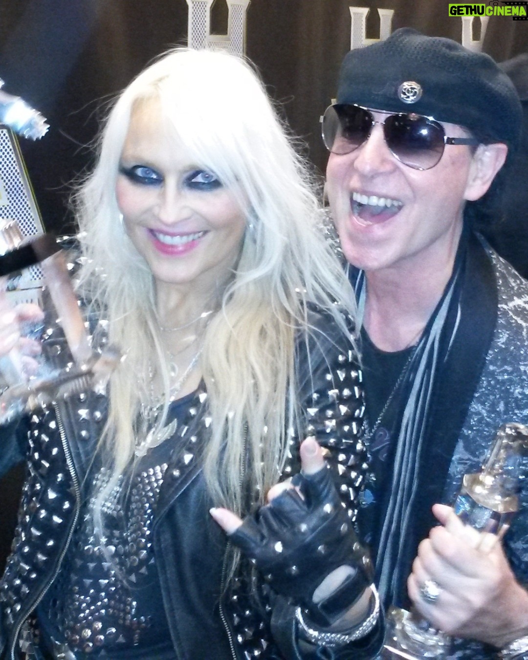 Doro Pesch - 2.5K Likes - Throwback to receiving the "Metal Goddess Legend Award" at the "Vegas Rocks!" Awards in Las Vegas in 2016!
🇺🇸🇺🇸🇺🇸🇺🇸🇺🇸🇺🇸🇺🇸
What a night!
🤘💪❤️🙏
#Love, #Doro
-
@sallysteelerocks
@scorpions
@eddietrunk
-
-
-
#doropesch #conqueress #allweare #warlock #triumphandagony #vegasrocks #sallysteele #lasvegas #award #metalgoddess #throwback #heavymetal #klausmeine #scorpions #eddietrunk #throwbackthursday #metalqueen #queenofmetal #fürimmer #metalheads #tbt #hairmetal #blondeshavemorefun #vegan #soberlife #monstersofrock #monstersofrockradio