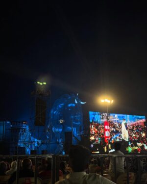 Drishya Raghunath Instagram - The experience was top - notch ..❤️

#mahashivratri #adiyogi #sadhguru #ishafoundation #shiva