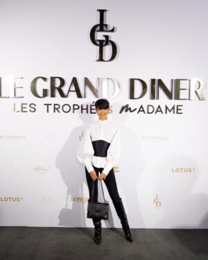 Elena Faliez Instagram - Picture 9, quand elle te regarde comme ça t’as tout gagné… 😏

Jeudi 06 mars nous avons assisté à la mise à l’honneur des femmes par @le.grand.diner pour la remise des trophées Madame. 

Une fabuleuse soirée pour célébrer ces femmes qui rappellent chaque jour que tout est possible, et nous donne envie de nous dépasser. 

Un grand bravo à toutes les lauréates, et particulièrement à @mayane_sarah_ pour son trophée Madame pour la catégorie cinéma 🎬👏🏼

Merci ma @evegillesoff de m’avoir conviée à tes côtés ❤️ 

👗 Outfit Elena by @christopheguillarme 
@whisperingagency 

#legranddiner #tropheesmadame #journeedelafemme #trophee #hotelpeninsula #outfit #classy #celebratewomen #8mars #evegilles #missfrance2024