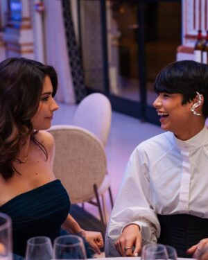 Elena Faliez Instagram - Picture 9, quand elle te regarde comme ça t’as tout gagné… 😏

Jeudi 06 mars nous avons assisté à la mise à l’honneur des femmes par @le.grand.diner pour la remise des trophées Madame. 

Une fabuleuse soirée pour célébrer ces femmes qui rappellent chaque jour que tout est possible, et nous donne envie de nous dépasser. 

Un grand bravo à toutes les lauréates, et particulièrement à @mayane_sarah_ pour son trophée Madame pour la catégorie cinéma 🎬👏🏼

Merci ma @evegillesoff de m’avoir conviée à tes côtés ❤️ 

👗 Outfit Elena by @christopheguillarme 
@whisperingagency 

#legranddiner #tropheesmadame #journeedelafemme #trophee #hotelpeninsula #outfit #classy #celebratewomen #8mars #evegilles #missfrance2024