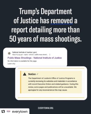 Elisa Donovan Instagram - Beside myself. Where is the JUSTICE in such a Department?  #Repost @everytown with @use.repost
・・・
Attempting to erase gun violence doesn’t erase reality. The DOJ has scrubbed a report detailing public mass shootings in the US from 1966–2019—and the histories of 172 mass shooters—from its site. 

The page featured a database from The Violence Project, and noted that findings support gun safety laws like secure firearm storage and Red Flag laws. Some notable data points included:

• Sixteen of the 20 deadliest mass shootings in modern history occurred between 1999–2019, and half of those 16 between 2014–2019.
• Mass shootings claimed an average of eight lives per year in the 1970s. From 2010–2019, the average was 51 deaths per year.
• One in five mass shooters studied other mass shooters, and many are radicalized online.
• Most mass shooters had a history of violence (62.8%), including domestic violence (27.9%).

Check out our report on mass shootings in America at the link in our bio.