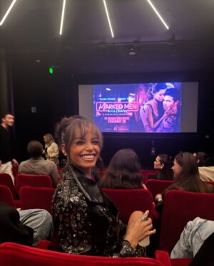 Ella Balinska Instagram - @markedmenmovie LA premiere 🖤⛓️‍💥
