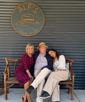 Emily Symons Instagram - Celebrating a new set and a new location for Alf’s Bait Shop so here’s a few family pics I forgot I had 🎣 ➡️☺️ #homeandaway