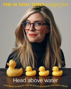 Emma Barnett Instagram - This interview drops tomorrow. 

It isn’t maternity leave. Not really. 

It’s service. Maternity Service. Somehow I realised this during the fog of my second tour of duty, that I had fought tooth and nail to experience. 

And I was weirdly elated. Elated to a) have had an original thought through the sleep deprivation, the love bomb that is our daughter and the relentless abnegation of self. And b) to have snatched the time between naps, feeding, cleaning, doctor visits, nappies and school pick-ups to explore this thought. And write my account of maternity service - live - as it was happening. 

The result is a book I am really proud (and still rather amazed) exists and lands on shelves on March 13. I have read so many powerful books about motherhood and parenting - esp as host of the mighty @bbcwomanshour - but never one expressly on maternity leave and what actually goes down in this love wilderness: mentally, physically and practically.

Maternity service, unlike leave, also never ends. And this framing really helps me dig deep to this day with my mothering of a two and seven year old girl and boy. 

In the book I also share stories I have already forgotten or unwittingly erased from that period - having already happily let the rose-tinted glasses descend. More to come and to be discussed. But I would bloody love you to pick up a copy via the pre order #linkinbio and to hear your take. Genuinely. Or when it drops next month from your local bookshop if you have one. 

Rest assured- it’s deliberately short but packs a punch. 

Here are some parts of the book extract in the @sundaytimesmagazine @thetimes exclusively tomorrow. 

Big thanks to The Sunday Times for putting maternity leave on the front page. 

✍🏼 @laurafpullman 
📸 @saneseven 
💄 @emmasleon 
👖 @kate_barbour 

#maternity #maternityleave #maternityservice #idea #holdthefrontpage #sundaypaper #sunday #sundaytimes #newbook #bookstagram #preorder #women #newmum #motherhood