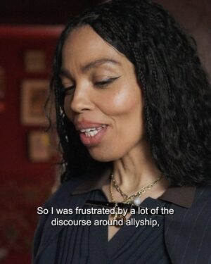 Emma Dabiri Instagram - Ring the alarm 🚨the #allyship #diversityandinclusion #privilege framework DOESNT WORK ! The idea that deviating from this might be somehow not black is wild as it all comes from a white liberal academic tradition in the first place. This in and of itself isn’t a problem, but the delusion that these ideas are black in origin is evident of how distorted mainstream/ internet origin understandings of social justice became ! 

This was never about “placating white people”, it was about wanting to establish something that worked, it was about wanting us to win ! It was about reconnecting with the #blackradicaltradition which was being obscured by an anti racist tradition that was white   liberal in its origins although being practiced and defended by many non white people !!!! 

It was about wanting to transform the world in the opposite direction to the one it’s gone in. The work continues…#fredhampton #rainbowcoalition #blackpanthers #coalition #climatecrisis