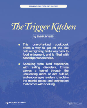 Emma Myles Instagram - Diet CULTure—let's talk about it.⁠
⁠
We’re thrilled to collaborate with @emmacat, author of The Trigger Kitchen, to shine a light on how to bring to light the overwhelmingly normalized way diets operate like cults- preying on insecurities, selling false promises, and keeping us imprisoned in an unending cycle of guilt and shame and isolation.⁠
⁠
For support and resources, the National Alliance for Eating Disorders is here for you:⁠
⁠
📞 Call: 866.662.1235⁠
📲 Text ‘ALLIANCE’ to 741-741⁠
🌐 Visit: allianceforeatingdisorders.com⁠
⁠
#DietCulture #MentalHealthMatters #SelfCompassion #EatingDisordersAwareness