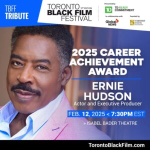 Fabienne Colas Instagram - #Toronto, the one & only @erniehudsonofficial is in the house! You may have seen him in Ghostbusters or Law & Order or somewhere else on TV or in Movies. Tonight (Feb. 12), the award-winning actor Ernie Hudson will receive the 2025 Toronto Black Film Festival Career Achievement Award! 

A real honor for us to pay tribute to the legendary actor who has inspired so many people and hugely contributed to the film industry at large.

#JoinUs at the opening night of the 13th annual Toronto Black Film Festival 7:30PM at Isabel Bader Theatre - Presented by TD in collaboration with Global News. 

The #tribute is followed by the opening film Fight Like A Girl, by Matthew Leutwyler and executive produced by NBA Star Serge Ibaka.

Hurry! Grab your tickets or passes: www.TorontoBlackFilm.com #TBFF2025 

Created by the Fabienne Colas Foundation 

#Ghostbusters #BlackHistoryMonth #TO #ON #yyz #YTZ #the6 #BlackFilms #Blackstories #Blackfilm #diversity #Inclusion #black

***

Come see him!!! Join us tonight (Feb. 12) @ opening night of the 13th annual @torontoblackfilmfest where he will be receiving the 2025 TBFF Career Achievement Award.

The #tribute is followed by the opening film Fight Like A Girl, by @matthewleutwyler and executive produced by @sergeibaka

Presented by @TD_Canada in collaboration with @GlobalNews 

Hurry! Grab your tickets: www.TorontoBlackFilm.com #TBFF2025 

#Ghostbusters #BlackHistoryMonth #TO #ON #yyz #YTZ #the6 #BlackFilms #Blackstories #Blackfilm #diversity #Inclusion #blackartists