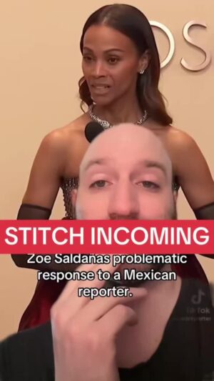Franchesca Ramsey Instagram - Fixing Zoe Saldana’s #oscars  press response #emiliaperez  #shorts