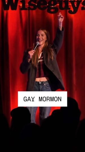 Gabby Bryan Instagram - NEW US TOUR DATES HAVE DROPPED! LINK IN BIO 💗

#comedy #standup #crowdwork #funny #mormon #gay #lesbian #dating