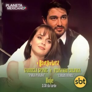 Gabriela Spanic Instagram - É HOJE!| hoje(17/03), finalmente poderemos ver/rever nossos personagens queridos em #AUsurpadora. Sucesso mundial, a novela que conta a história das gêmeas "Paulina Martins", e "Paola Bracho", e que se consagrou em um grande fenômeno em audiência está de volta!

 O grande clássico mexicano volta hoje, a partir das 14h30, no @sbt 🇧🇷

#AUsurpadora #LaUsurpadora #GabrielaSpanic #FernandoColunga #NovelasMexicanas #NovelasDaTardeDoSBT #PaolaBracho