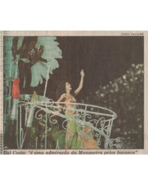 Gal Costa Instagram - 🎊🥁 O carnaval tá chegando! Estão animados?
Gal maravilhosa no desfile histórico da escola de samba Mangueira com enredo em homenagem aos Doces Bárbaros, em fevereiro de 1994. A escola não ganhou o campeonato, mas o samba enredo “Atrás Da Verde-Rosa Só Não Vai Quem Já Morreu” (1994) se tornou um clássico da escola carioca. Concordam?

Vídeo: @g1

#GalCosta #EquipeGal