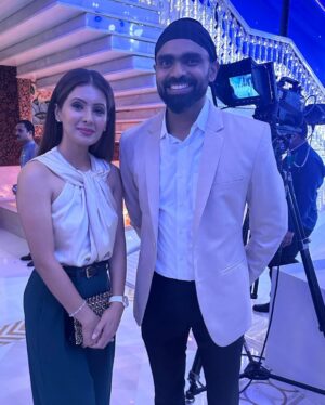 Geeta Basra Instagram - What a beautiful night meeting all the medalists of the Olympics and Para olympics.. thank you Nita Bhabhi, Mukesh ji and the Reliance foundation for curating such an event to celebrate these champions.  It was a night that was much needed and only you could deliver.  Such a platform is vital to be appreciated for those who have bought us pride and recognition to the country and that too at the highest level.  They are the real life heroes and hearing their journeys was truly inspiring.. What an honour it was to meet them and be a part of their celebration 🤗❤️

Also missed my champion @harbhajan3 by my side! 

P.s I wish I could have taken a pic with all the medalist’s .. but taking pics is not my forte.. 🙈

@reliancefoundation #neerajchopra @bhakermanu @harmanpreet_13 @sreejesh88 @kmmalleswari