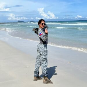 Geneva Cruz Instagram - Coastal Clean Up Drive Activity, Quezon Beach, Patikul, Sulu, Philippines with the @philairforce. 🫡🇵🇭💚 #islandgirltravelerph 

#sgtgenevacruzpafr 
#servicemenandwomen 
#purpose #PAFR 
#lovethephilippines