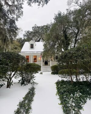 Gray Benko Instagram - When we first moved into this house, I always dreamed of seeing it blanketed in a cloud of white at Christmastime. I also thought this would be my forever home. I spent the time that we had here making it our own. I poured so much of myself into every aspect of it’s design. So many hours peering through the wavy glass from my favorite perch in the living room. It’s 200  year old walls became my friends; it’s ghost stories felt like family. The time we spent here was full of laughter and tears, celebrations and heartbreaks. I watched my children grow here. I loved them so hard here. So many memories will be left behind. Some beautiful and some painful, but mostly beautiful. I will miss so many things about this place. I’ll miss the cozy nights spent cuddled up with my babies in front of the fire. I’ll miss the old oak tree in the corner of the property (I’ve heard it told that it’s the second oldest living thing this side of The Mississippi) and that peaceful illusion that walking into the back yard creates, like you’re all alone in the world.  I’ll miss the old fig tree in the side yard that bore so much incredible fruit for us over the years. I’ll miss the way the floor boards creak beneath my feet. I’ll miss my amazing neighbors who have loved us so well. I’ll miss the sounds of my children playing in the pool. This house was so much more than just a house to me and it will forever have my heart. However, I know it’s time to move on. The kids and I are starting a new chapter next month and I have to believe it will be even more beautiful than the last one. I’m so thankful for the time we have had here and so glad I finally got to see it blanketed in snow 🤍