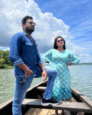 Haritha G Nair Instagram - To my headache🤯 and my "Amrithanjan"🫠
To my Samadhanakkedu😵‍💫 and "My Samadhanam"🤭
To my Happy pill 😃and My Stresslevel buster🤨
To my multitalented and my stupidity at the peak
To my handsome but the ugliest🙊
To my emergency dial and the block dial 😂
To my littleone Happy Birthday Brother ♥️
@rohith.rnair.44 
.
#brothersisterbond #brother #happiness #familytime #birthday #brotherbirthday #fun