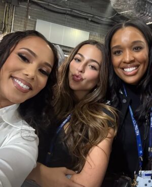 Hazel Renee Instagram - All🌟Star Weekend 2025 In The Bay!
Looking Back On What A Time!! I Was Really Trying To Post In A Timely Manner And Like Over A Cute 2 Days But Here We Are…Ya’ll Goin Get This 20 SWIPE ⏩️🤯 (how do yall be getting the content out so fast?! I’m serious I need answers 👀🤣🤣) 

💚1. I Am EXTREMELY EXCITED For You All To Experience Meski We Had A Celebratory Soft Opening To Kick Off All Star Festivities With My Hubby @money23green 
💚2. The First Green Room Executive Brunch Was Special And Delicious. We Couldn’t Be More Thankful To @crocs and @meta For Their Partnership!
💚3. Skills Challenge To Cheer On My Love With Our Littles…They Looveee Some Papa
💚4. We Popped In And Supported @gentlemanscutbourbon 
💚5. Ain’t No Party Like A KLUTCH SPORTS PARTY🤷🏽‍♀️
💚6. All Star Game….I Spy The OG’s Win 🏀 
💚7. My Beautiful @nigella_sf Vday Roses🌹Because Love Day Is Love Day🥰🥰

Thank You
@briamakeup For Always Coming Through To Beat Me💚
@styledw.class For Pulling & Prepping These Looks💚
#allstarweekend #vday #latepost #lifeisGood