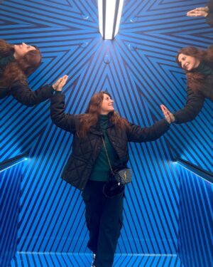 Hina Altaf Instagram - Museum of illusions with rain and wind ! ♥️🎀 Exactly what I wanted ❄️