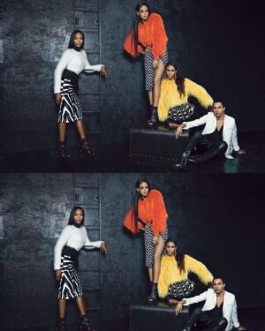 Iman Instagram - #tbt 2014 Phresh out the Runway @wmagazine @badgalriri @naomi @edward_enninful @olivier_rousteing @balmain 

Photographer @emmasummerton 

Happy birthday Riri! 

#IMANarchive