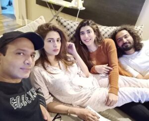 Iman Ali Instagram - Calm before the storm !! #lovethisbunch @urwatistic @qasimalimureed @nigahjee