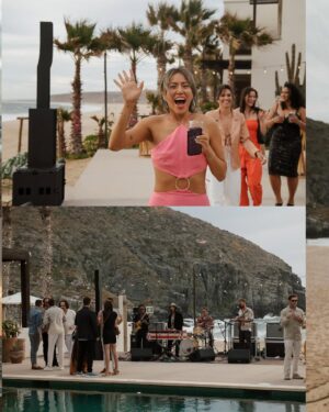 Isabel Durant Instagram - One year since the best weekend of our lives! 
Thank you to everyone who made it so special 🫶🏻❤️

Parts 2 & 3 coming this weekend. Not even sorry about it 😉 Xx 

Photos by the incredible @michaeldrummondphoto 
Music by @curtisharding and his band 🙏🏼
Planner extraordinaries @bajaweddingplanner