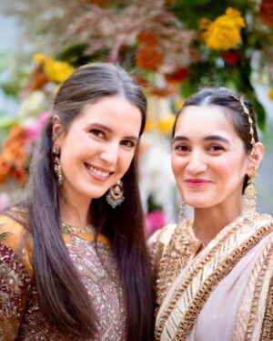 Isabelle Kaif Instagram - A beautiful night filled with the most amazing moments! 😍 May your days ahead be filled with endless love, laughter, and beautiful memories that will last a lifetime! 💞Here’s to love, happiness, and the wonderful future that awaits! @karishmakohli 🫶🏼 Mikhail