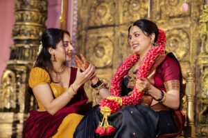 Ishaani Krishna Instagram - Ozy’s 5th Month Pregnancy Pooja Ceremony 🥰♥️

Shot by @_mathews_photography