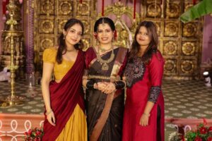 Ishaani Krishna Instagram - Ozy’s 5th Month Pregnancy Pooja Ceremony 🥰♥️

Shot by @_mathews_photography