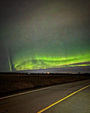 Jann Arden Instagram - Last night driving home #northernlights