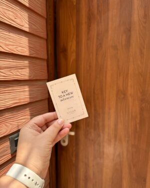 Jasmine Sidhu Instagram - Immersing in the tranquility of the forest’s embrace, nestled in the charming pods of @storiibyitchotels , Solan. Each moment a brushstroke of nature’s masterpiece, a symphony of serenity echoing through the trees. Let the whispers of the forest weave their magic around you.

(Solan, Itc Solan, ITC hotel, pods, forest hotel, hotel room)