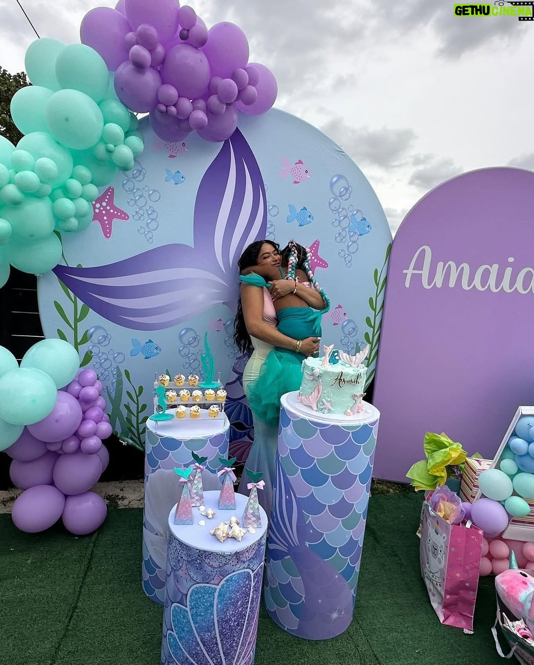 Jassym Lora - 15K Likes - I’ll do EVERYTHING I can to keep that smile on your face. TE AMO Amaiah 🤍🧜🏼♀️ Happy birthday to my favorite Mermaid