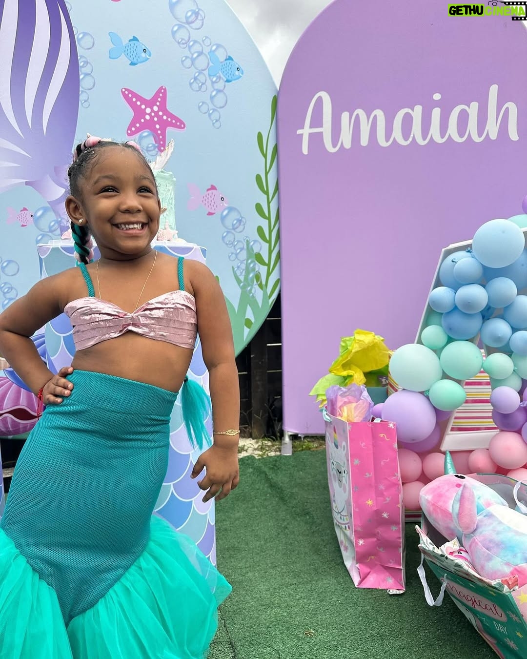 Jassym Lora - 15K Likes - I’ll do EVERYTHING I can to keep that smile on your face. TE AMO Amaiah 🤍🧜🏼♀️ Happy birthday to my favorite Mermaid