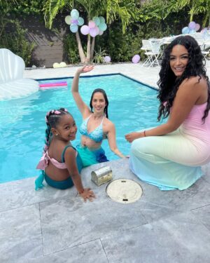 Jassym Lora Instagram - I’ll do EVERYTHING I can to keep that smile on your face. TE AMO Amaiah 🤍🧜🏼‍♀️ Happy birthday to my favorite Mermaid