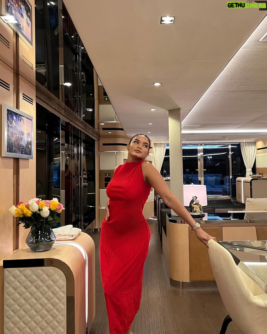 Jassym Lora - 10.9K Likes - I’m in my calm era, I just let things be. DRESS from AIAH BOUTIQUE 🌶️