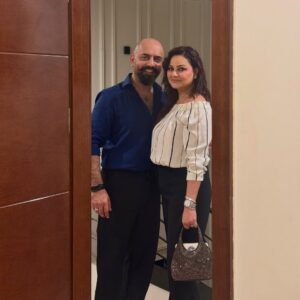 Javeria Abbasi Instagram - Today we celebrate the best decision we made a year ago! We’ve spent only one year together but each day I fall harder for you. I have now realised that there is no limit to how much my love can grow for you and it will keep growing forever.
Happy Anniversary Sweetheart ♥️ @adeel.haider1 ♥️♥️♥️ Love u to the moon and back ♥️♥️♥️