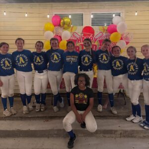Jennie Finch Instagram - Only team from Louisiana shows up and wins the whole thing! Laissez les bons temps rouler! 🥇🥎🌪️- Coach Kade 

Most powerful thing I heard this wkd was from an opposing mama (in 20  hours at the fields), as her Coach continued to not be the most positive from his coaches box.
I had just told one of my players as we witnessed this players confidence deflate, “I just want to give her the biggest hug.”

Right then, her mom yells from the stands in her bold mama voice - YOU KNOW WHO YOU ARE!

I instantly was covered in chills and thanked God that she had her mama & her Mamas words. 
Mamas -keep using your voice and declaring truth over our daughters. I pray my girls always know who they are and WHO’S they are! 🙏🏽 

I needed this reminder too, as a Coach AND as a Mama. Lord, give me the heart, awareness, boldness, control, to use my voice to speak Your truth as I fall short at times too. Amen