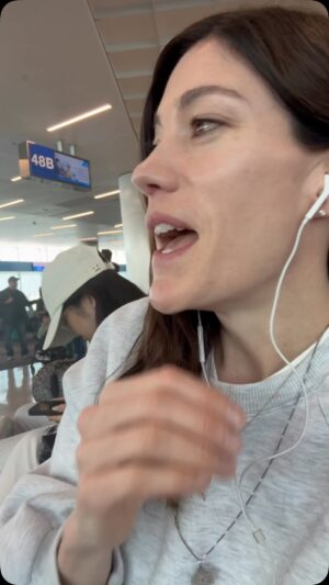 Jennifer Carpenter Instagram - The woman beside me must have been in a pretty deep wormhole on her phone because her flight left without her. I think she lives here now too. @1923official @paramountplus