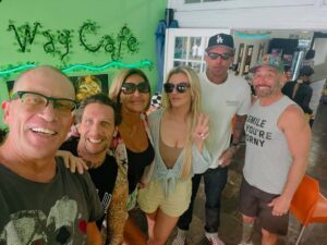 Jennifer Gimenez Instagram - What a day with great friends @peteralfonsoderosa @jennifergimenez @ashhamilton @leahmccourtmma @brandon__novak ‼️‼️

Checked out the lake worth art fest and it did not disappoint🏄‍♀️🏄‍♀️

Find your tribe and go live life🏖️👊✌️
#TimJenn #DopeToHope #MMAChamp #SuperModel #Actors #Musician #Recovery #MakeUpArtist #SoberLife #RealityTV #MyTribe